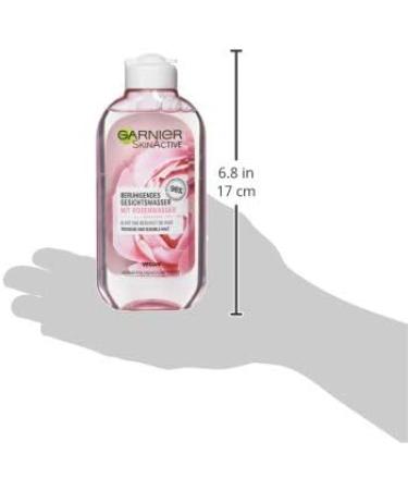  Garnier Garnier Skin Active Rose Water Refreshing Toner Gentle Cleansing for Dry and Sensitive Skin 200ml - Buy Online on GoSupps.com