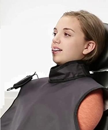 Dental Radiation X-Ray Lead Apron with Collar and Hanging Loops Lightweight Adult Assorted Colors (Grey) - Buy Online on GoSupps.com