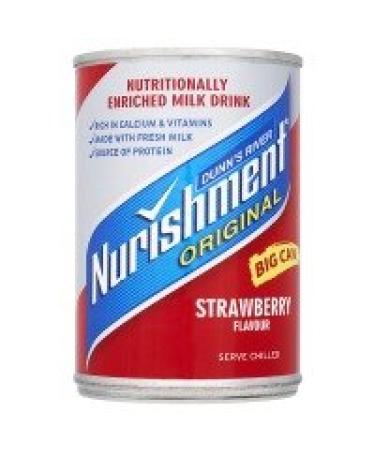 Dunns River Nurishment Strawberry Energy Drink - 12 x 400gm
