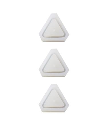 STOBOK 3pcs Silicone Planter Mold Silicone Succulent Plant Mold Epoxy Resin Molds Chocolate Molds Triangle Molds Silicone Coasters Silicone Molds for Resin Clear Coasters Candy Clay As Shownx3pcs mediumx3pcs
