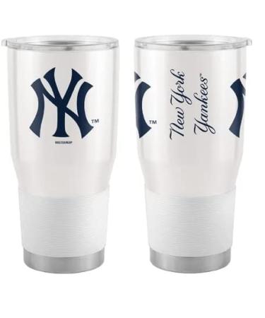 Boelter Brands Licensed MLB Alternate Style Stainless Steel Double Wall Vacuum Insulated Game Day Ultra 30oz Travel Tumbler (New York Yankees)