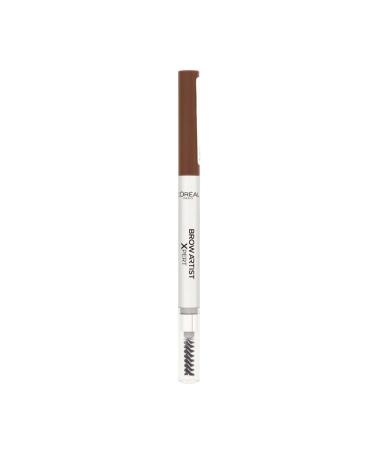 L'Or al Paris LOr al Paris Brow Artist Xpert 105 Eyebrow Pencil with Retractable Stick and Brush for Defined Full and Natural Eyebrows No 105 Brunette 1 x 1 g 10 g 1er Pack 105 Brunette
