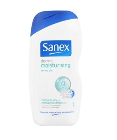 Sanex SANEX Pack of 6 unisex "Dermo Moisturizing" shower gels for normal to dry skin 500 ml
