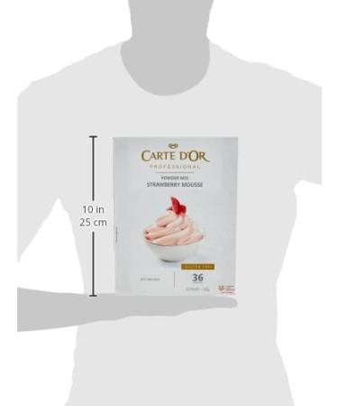 Carte d'Or 630g Strawberry Mousse Powder Mix - Make 5.4L - 1 Pack - Buy Online on GoSupps.com