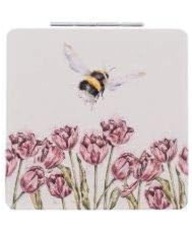 Wrendale Designs Pocket Mirror - Flight of the Bumblebee | Stylish & Compact | International Shipping Available - Buy Online on GoSupps.com