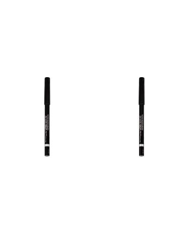 Maybelline New York Kajal waterproof wiped and long -lasting Expression Kajal Eyeliner No. 33 Black 1.1 g (pack with 2) 1 piece 1.1 g (2 -pack) 33 Black