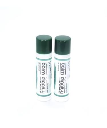 It's The Balm Diggity All-Natural Mint Lip Balm 2-pk handcrafted using only 5 pure ingredients 0.15 ounces per tube