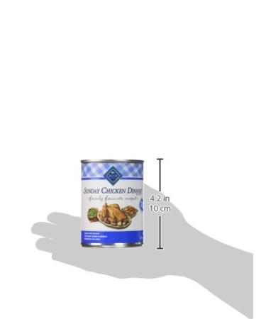 Blue Buffalo Family Favorites Sunday Chicken Wet Dog Food 12.5oz Can - Pack of 12 - Buy Online on GoSupps.com