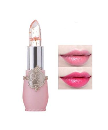 Seazoon Moisturizer Long-lasting Jelly Flower Lipstick Makeup Magic Color Changing Lipstick Lazy Lipstick Waterproof Crystal Lip Gloss Clear Lipstick 1