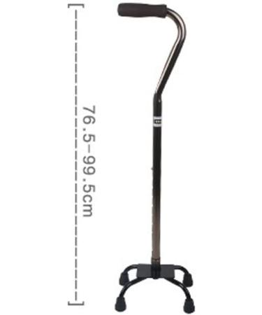 Aluminium Four-Legged Crutches for The Elderly Four-cornered Cane Walking Stick Telescopic Crutches for The Elderly Smooth Sailing - Buy Online on GoSupps.com