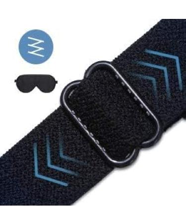 Silk Sleep Mask & Blindfold Soft Eye Mask with Adjustable Head Strap Deep Rest Eye Masks for Sleeping Night Eyeshade Eye Cover for Travel Shift Work & Meditation (Deep Blue) - Buy Online on GoSupps.com