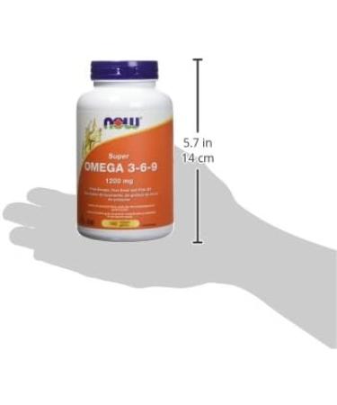 NOW Supplements Super Omega 3-6-9 1 200mg Softgels 180 Count Unflavored 180 count (Pack of 1) - Buy Online on GoSupps.com