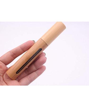 2Pcs 6ml Bamboo Mascara Bottles with Wand - Refillable Empty Eyelash Container for DIY Growth Oil - Travel Makeup Beauty Tools - Buy Online on GoSupps.com