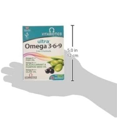 Vitabiotics Ultra Omega 3-6-9 Nutritional Supplements Capsules - 60 Count - Buy Online on GoSupps.com