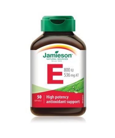 Jamieson Vitamin E 800 IU 50 softgels