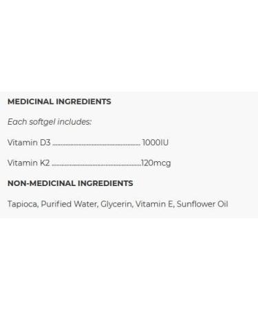Benemax Vitamin D3 K2 30 Capsules - K2 D3 Vitamin Supplement - Healthy Bones Healthy Teeth Healthy Muscle - Vit K2 D3 Supplement - Vegan D3 K2 - Buy Online on GoSupps.com