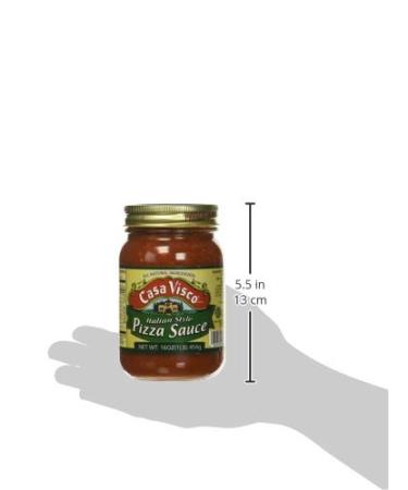 Casa Visco Pizza Sauce 16oz (Pack of 6) - Authentic Italian Flavor for Homemade Pizzas - Buy Online on GoSupps.com