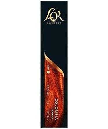 L'Or Espresso Coffee - 100 Capsules Colombia Intensity 8 - Nespresso * compatible (pack of 10 x 10) - Buy Online on GoSupps.com