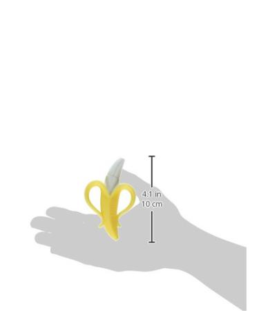 Nuby NanaNubs Banana Toothbrush for Babies 3+ Months - Massaging & Gentle Cleaning - Buy Online on GoSupps.com