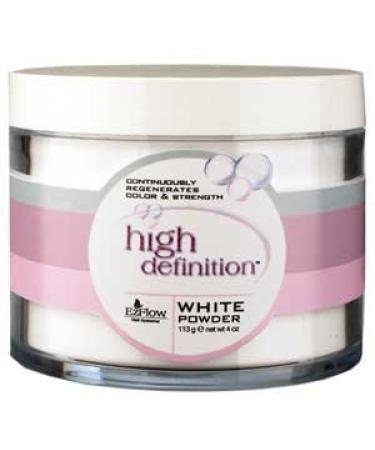 EZ Flow High Definition Powder False Nails White 4 Ounce