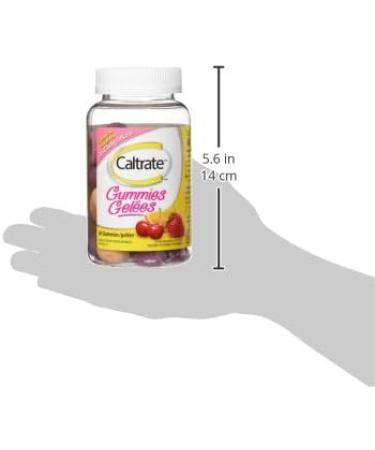 Caltrate Gummies Vitamin D and Calcium Supplement Gluten-Free Orange Strawberry and Cherry Flavour 50 Count Cherry Orange Strawberry 50 count (Pack of 1) - Buy Online on GoSupps.com