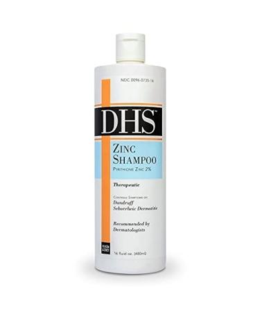 Zinc Shampoo  Dhs 16oz Mild Botanical 16 Fl Oz (Pack of 1)