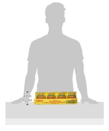 Cento San Marzano Certified Tomatoes 28oz Cans (Pack of 12) - Premium Quality Italian San Marzano Tomatoes - Buy Online on GoSupps.com