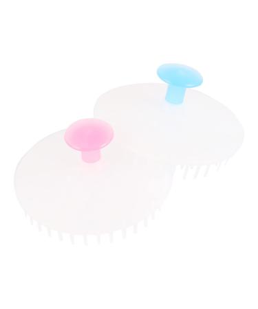 BCOATH 2 Pieces Shampoo Brush Hair Scalp Massager Shower Brush Hair Brush Head Scalp Shower Brush Girls Shower Brush