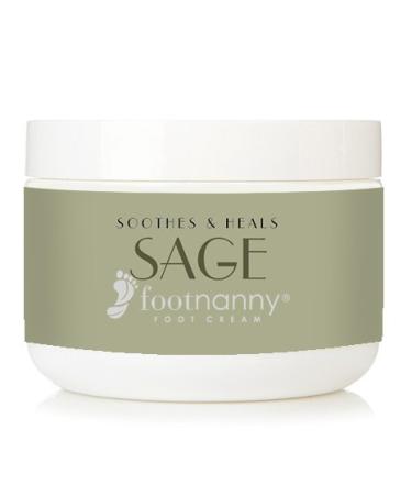 Footnanny - Sage/Lemon Foot Cream - Soothes Cracked Heels and Dead Skin with an Old Fashion  Invigorating Formula Sage Lemon