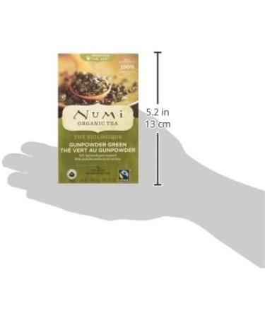 Numi Organic Tea Gunpowder Green 18 Count Box of Tea Bags (Packaging May Vary) Gunpowder Green 36 g (Pack of 18) - Buy Online on GoSupps.com