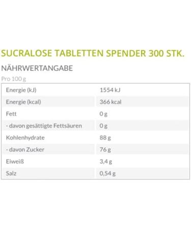 Borchers Sucralose Trial Package - 2 x 300g Crystalline Sweetener 75g Granulated Sweetener & 300 Tablets - International Shipping Available - Buy Online on GoSupps.com