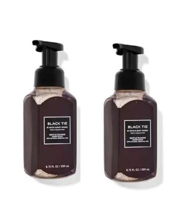 Bath & Body Works Black Tie Gentle Foaming Hand Soap 8.75 Ounce 2-Pack (Black Tie)