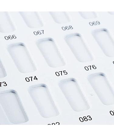 Josenidny 216 Colors Nail Tips Display Book DIY Nail Arts Showing Tag Color Graphic Card Painting Display Board Silver - Buy Online on GoSupps.com
