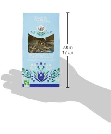 English Tea Shop Organic White Tea Blueberry & Elder Flower Loose Leaf - 15 Pyramid Tea Bags - Buy Online on GoSupps.com