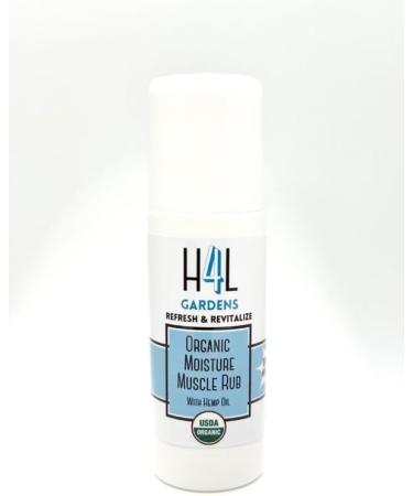Shop H4L Gardens Organic Moisturizing Muscle Rub | USDA Organic Hemp & Essential Oils for Muscle Aches & Recovery - International Shipping Available - Buy Online on GoSupps.com