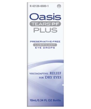Oasis Tears PF Plus Preservative Free Lubricant Eye Drops 10m