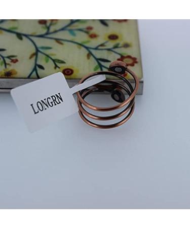 Adjustable Magnetic Copper Ring for Arthritis Relief - Unisex - Buy Online on GoSupps.com