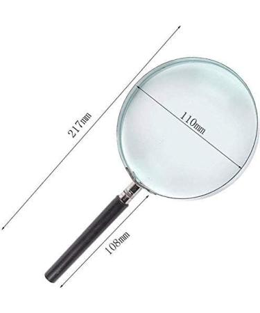 Magnifiers Hd Handheld Magnifying Glass 10Times 20 Times Old Man Read Repair Identification Portable Learn Ergonomics Optical Lenses Magnifier Comfortable Anniversary - Buy Online on GoSupps.com