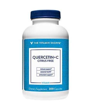 The Vitamin Shoppe Quercetin + Vitamin C Citrus Free Antioxidant That Supports A Healthy Immune for All Seasons (300 Capsules) - Buy Online on GoSupps.com