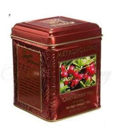 Tea Cranberry Premium Speciality Tea 24 tea bags in decorative tin