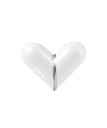 MTHH Contact Lens Case Female Simple Compact Mini Portable Cute Heart-shaped Cosmetic Contact Box (Color : White)