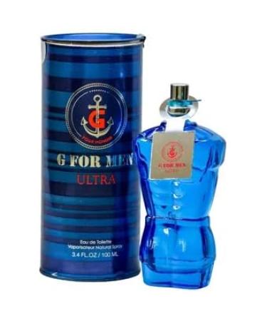 G For Men Ultra Eau de Toilette 3.4 Fl. Oz Amber Fougere fragrance for men. - Buy Online on GoSupps.com