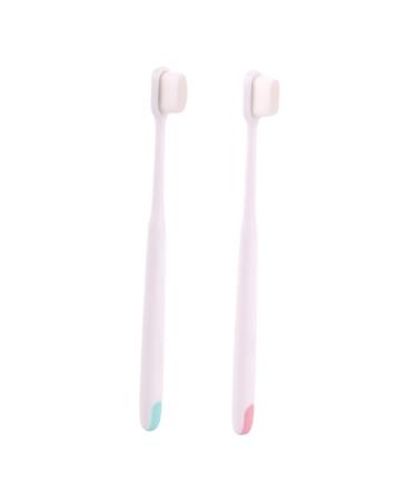 Tovinanna 2st teeth clean toothbrush hard toothbrush manual toothbrush infant toothbrush toothbrush for babies oral soft toothbrush oral care pregnant woman soft fur