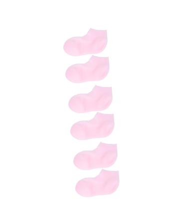 minkissy 3 Pairs Protective Socks Foot Moisturising Socks Gel Socks for Cracked Feet Hard Skin Repair Socks Spa Gel Socks Foot Moisturizing Socks Feet Sock Moisture Cracked Socks Sebs Miss