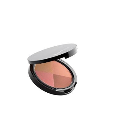 EVE PEARL Ultimate Face Compact & 204 Dual Fan Brush Set - Blush Bronzer Highlighter Contour Palette for Medium to Deep Skin - International Shipping - Buy Online on GoSupps.com