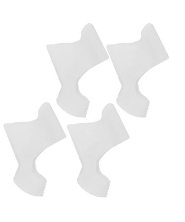 Hallux Valgus Corrector - 2 Pairs Elastic Breathable Toe Separator Cushion - Bunion Hallux Valgus Correction Tool (White) - Buy Online on GoSupps.com