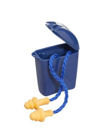 3M earplugs 1271C with cord in storage box