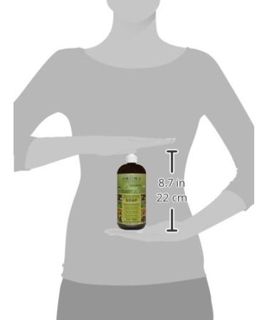 Natural 4-in-1 Castile Liquid Soap - Tea Tree Eucalyptus 34 oz - Aroma Naturals - Buy Online on GoSupps.com