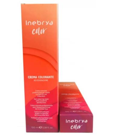 Inebrya Crema Colore permanente per Capelli Con Semi di Lino e Aloe Vera 100ml - 4/10 BLU Regale