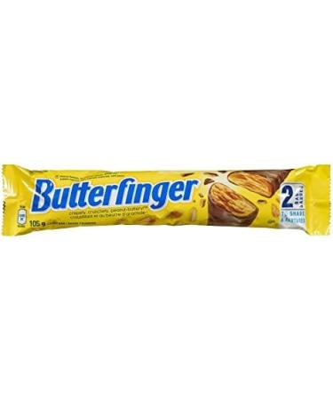 Butterfinger Peanut-Buttery Chocolate-y Candy Bars Share Pack 105g 18 Count (Pack of 1) - Buy Online on GoSupps.com